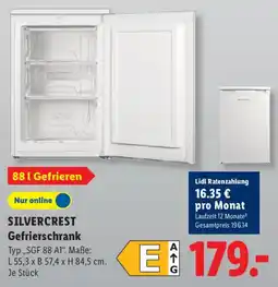 Lidl SILVERCREST Gefrierschrank Angebot