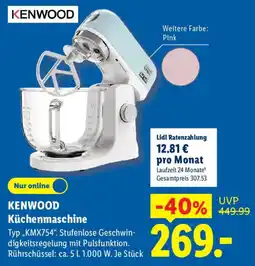 Lidl KENWOOD Küchenmaschine Angebot