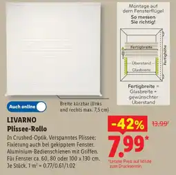 Lidl LIVARNO Plissee-Rollo Angebot