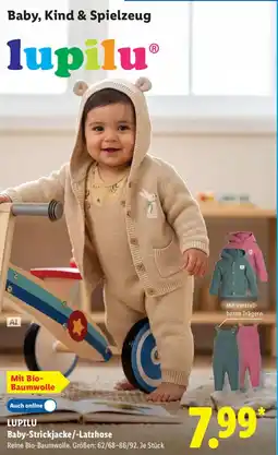Lidl LUPILU Baby-Strickjacke/-Latzhose Angebot
