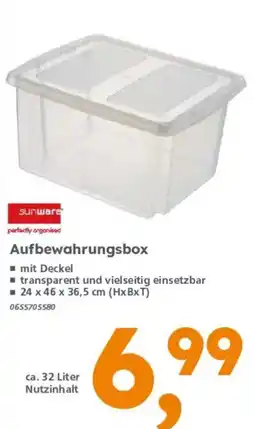 Globus Baumarkt sunware Aufbewahrungsbox Angebot