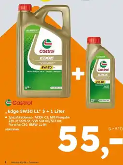 Globus Baumarkt Castrol Edge 5W30 LL Angebot