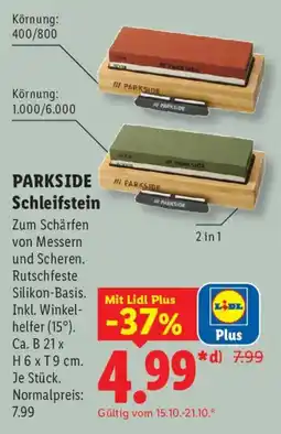 Lidl PARKSIDE Schleifstein Angebot