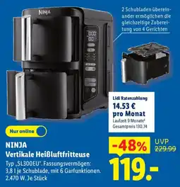 Lidl NINJA Vertikale Heißluftfritteuse Angebot