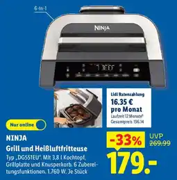 Lidl NINJA Grill und Heißluftfritteuse Angebot