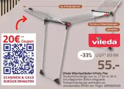 ROLLER Vileda Wäscheständer Infinity Flex Angebot