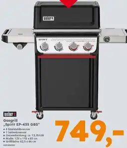 Globus Baumarkt weber Gasgrill "Spirit EP-435 GBS" Angebot