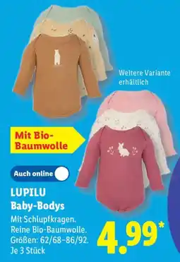 Lidl LUPILU Baby-Body Angebot