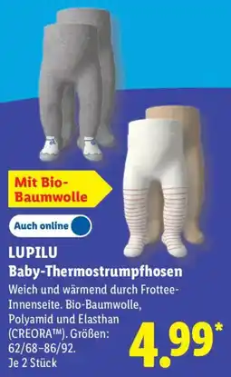 Lidl LUPILU Baby-Thermotrumpfhosen Angebot