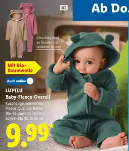 Lidl LUPILU Baby-Fleece-Overall Angebot
