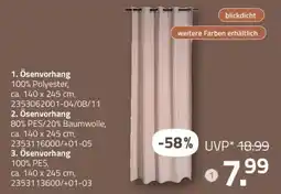 ROLLER Ösenvorhang Angebot