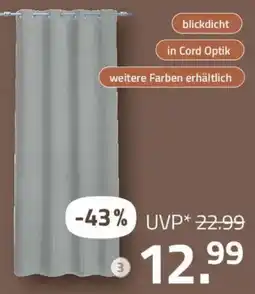 ROLLER blickdicht in Cord Optik Angebot