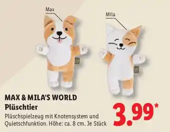 MAX & MILA'S WORLD Plüschtier