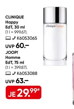 Galeria CLINIQUE Happy EdT Angebot