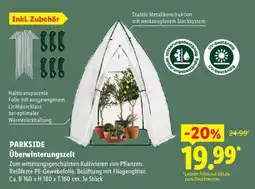 Lidl PARKSIDE Überwinterungszelt Angebot