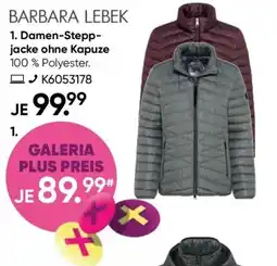 Galeria BARBARA LEBEK Damen-Steppjacke ohne Kapuze Angebot