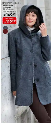 Galeria BARBARA LEBEK Damen-Jacke mit Kapuze Angebot