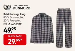 Galeria DUNMORE Schlafanzug, lang Angebot