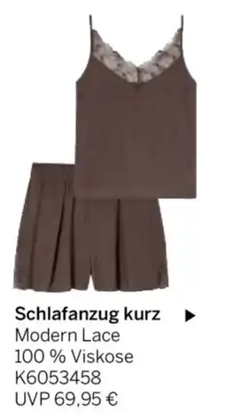 Galeria Schlafanzug kurz Modern Lace Angebot