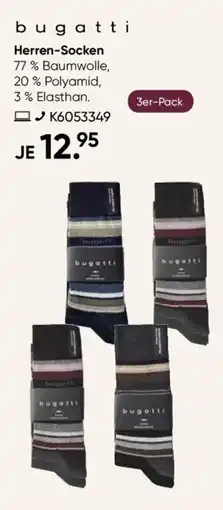 Galeria bugatti Herren-Socken Angebot