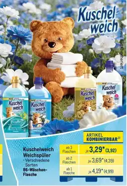 METRO Kuschelweich Weichspüler Angebot