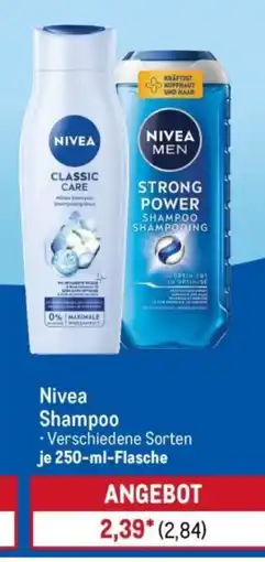METRO Nivea Shampoo Angebot