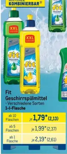 METRO Fit Geschirrspülmittel Angebot
