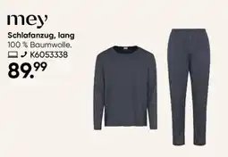 Galeria mey Schlafanzug, lang Angebot