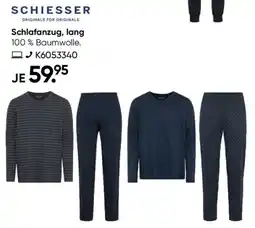 Galeria SCHIESSER Schlafanzug, lang Angebot