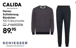 Galeria CALIDA Herren Schlafanzug Bündchen Angebot
