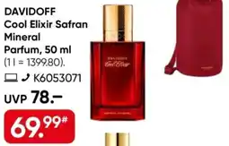 Galeria DAVIDOFF Cool Elixir Safran Mineral Parfum Angebot