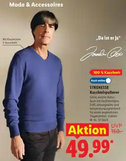 Lidl STRENESSE Kaschmirpullover Angebot