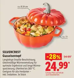 Lidl SILVERCREST Gusseisentopf Angebot