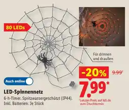 Lidl LED-Spinnennetz Angebot