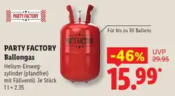 Lidl PARTY FACTORY Ballongas Angebot