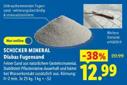 Lidl SCHICKER MINERAL Diabas Fugensand Angebot