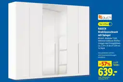 Lidl RAUCH Drehtürenschrank mit Spiegel Angebot
