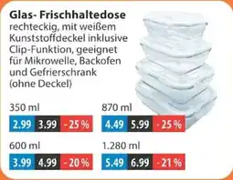 V Markt Glas-Frischhaltedose Angebot