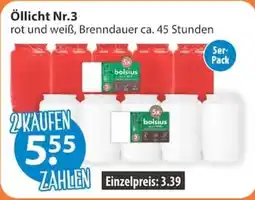 V Markt Öllicht Nr.3 bolsius Angebot