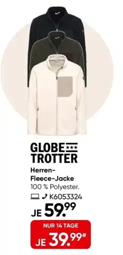 Galeria GLOBE TROTTER Herren-Fleece-Jacke Angebot