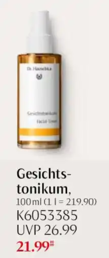 Galeria Dr. Hauschka Gesichtstonikum Angebot