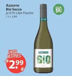 V Markt Azzurro Bio Secco Angebot