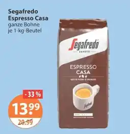 V Markt Segafredo Espresso Casa Angebot