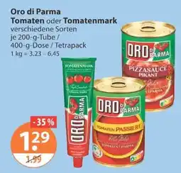 V Markt Oro di Parma Tomatenmark Angebot