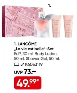 Galeria LANCÔME „La vie est belle“ Set Angebot