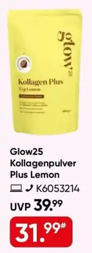 Galeria Glow25 Kollagenpulver Plus Lemon Angebot