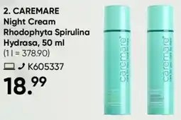 Galeria CAREMARE Night Cream Rhodophyta Spirulina Hydrasa Angebot