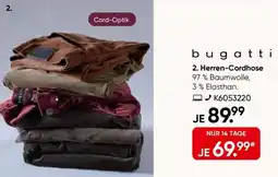 Galeria bugatti Herren-Cordhose Angebot