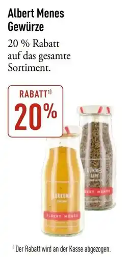 Galeria Markthalle Albert Menes Gewürze Angebot