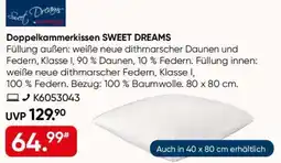 Galeria Doppelkammerkissen SWEET DREAMS Angebot